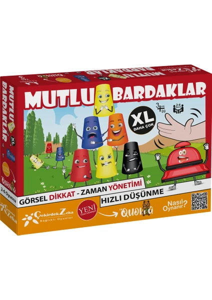 Çekirdek Zeka  Xl Mutlu Bardaklar Kutu Oyunu