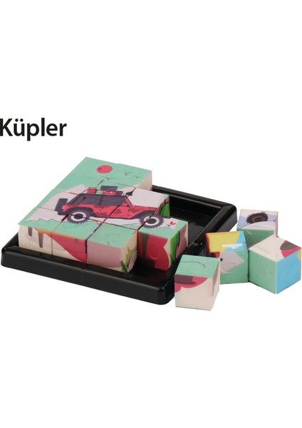 Çekirdek Zeka  Puzzle Küpler Konsantrasyon Oyunu