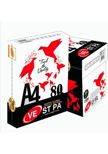 A4 80 gr 2500 Sayfa 5'li