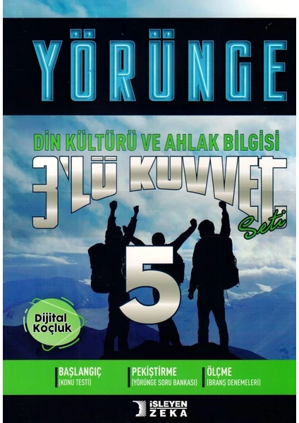 İşleyen Zeka Yayınları 5. Sınıf Din Kültürü ve Ahlak Bilgisi 3'lü Kuvvet Yörünge Serisi Seti