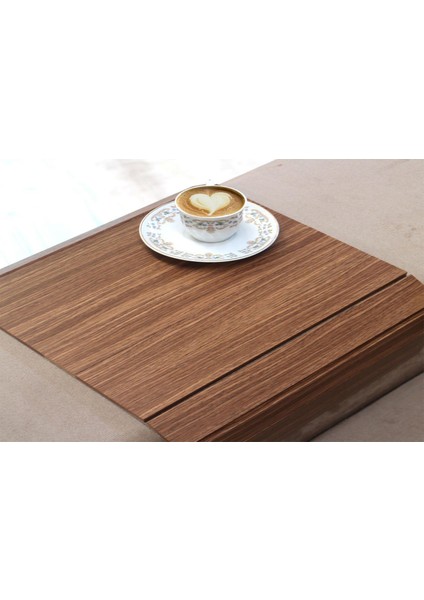 56X27 cm Ceviz Koltuk Sehpa&kolçak Sehpa&portatif Sehpa fırsatları