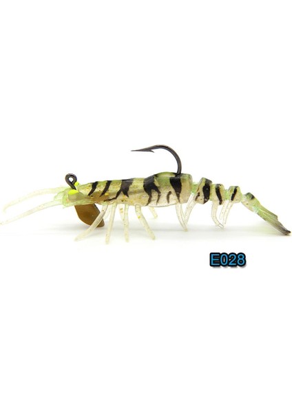 Caridina 7,6cm 6,5gr Silikon Karides Yem