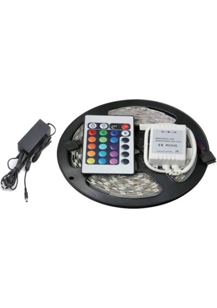 Rgb Şeritled Animasyonlu Adaptörlü Silikonlu 332007