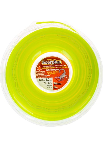 Scorpıon Misina 3.5mm 40M Sarı 6 Köşe