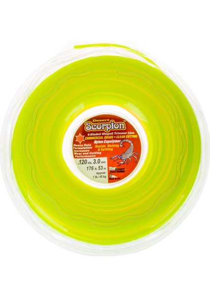 Scorpıon Misina 3.0mm 53M Sarı 6 Köşe