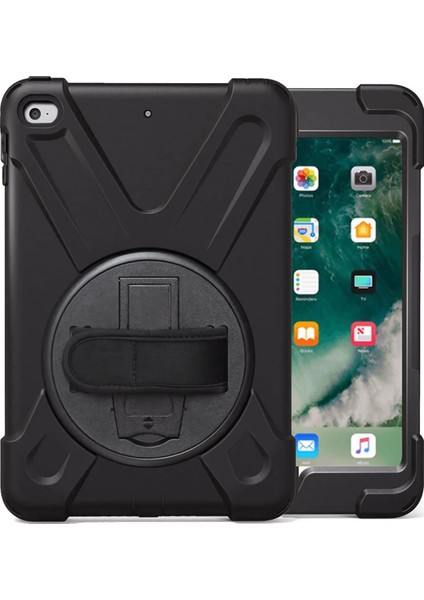 iPad Mini 5 7.9 Inç Kılıf Omuz Askılı Standlı Tam Koruyucu A2124, A2126, A2133