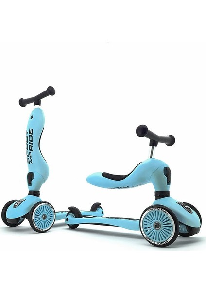 Highwaykick 1 Oturaklı Çocuk Scooter Turkuaz 160629-96352