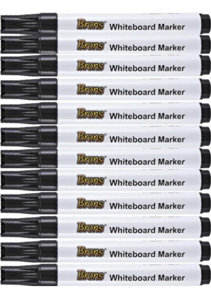 Beyaz Tahta Kalemi 12'li Siyah