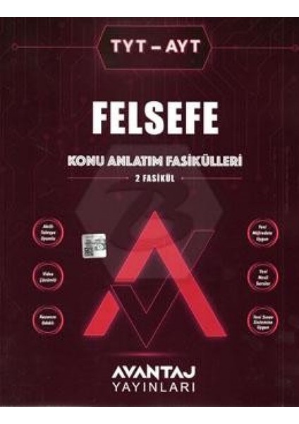 Avantaj Yayınları TYT AYT Felsefe Konu Anlatım Fasikülleri