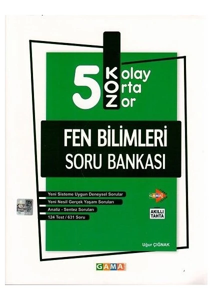 Gama Yayınları 5. Sınıf Koz Fen Bilimleri Soru Bankası