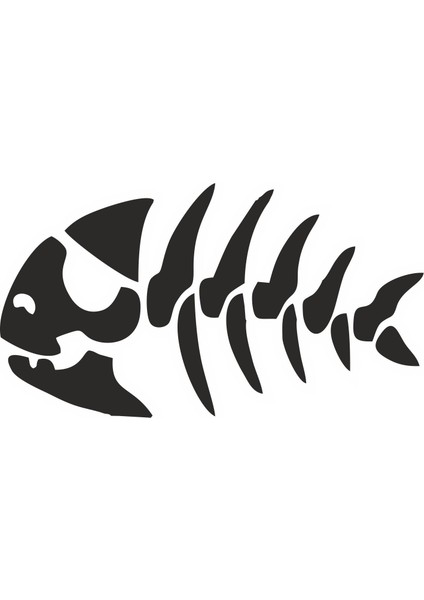 Balık Iskelet Sticker 00431