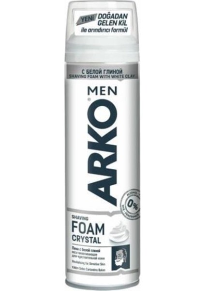Tıraş Köpüğü Crystal 200 ml