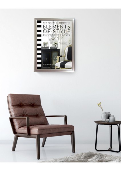 Tablo 33.5x43,5 Gümüş Tablo