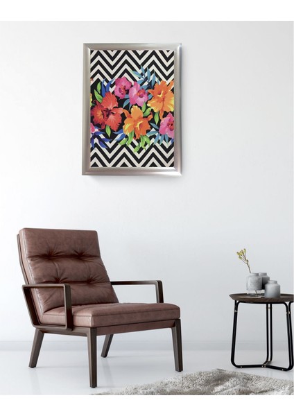 Tablo 33.5x43,5 Gümüş Tablo