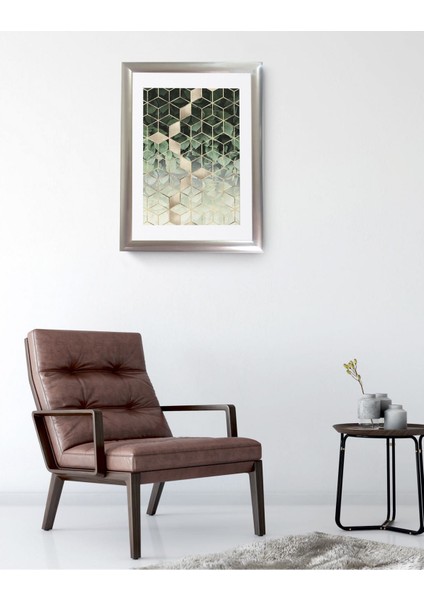 Tablo 33.5x43,5 Gümüş Tablo