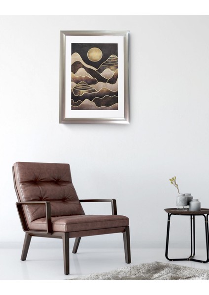 Tablo 33.5x43,5 Gümüş Tablo