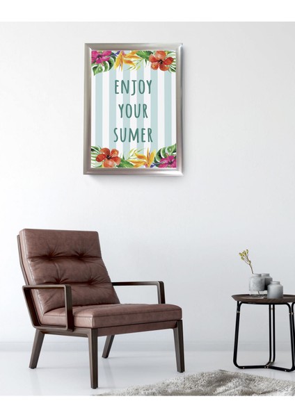 Tablo 33.5x43,5 Gümüş Tablo