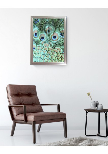 Tablo 33.5x43,5 Gümüş Tablo
