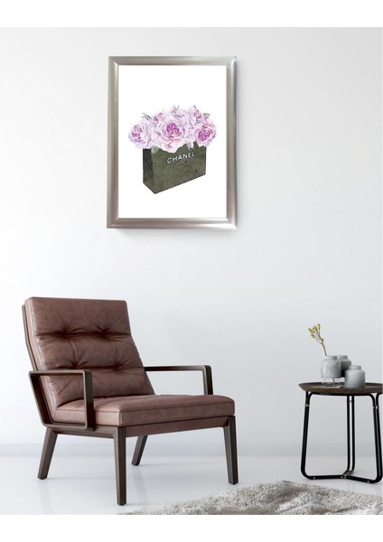 Tablo 33.5x43,5 Gümüş Tablo
