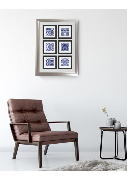 Tablo 33.5x43,5 Gümüş Tablo