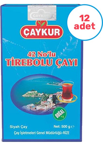12'li 42 Nolu Tirebolu Dökme Çayı 500 gr
