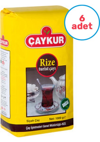 6'lı Rize Turist Çay 1000 gr