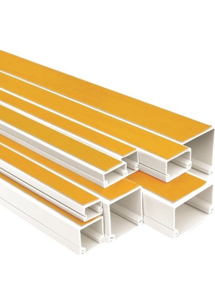 25 x 25 mm Yapışkanlı Kablo Kanalı 6 m