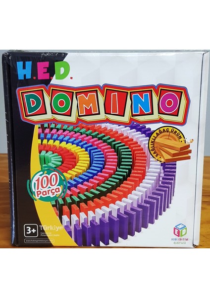 Hobi Eğitim Dünyası 100 Parça Domino Taşları Dizme Oyunu