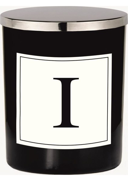 Siyah Bardak Mum Harf Serisi
