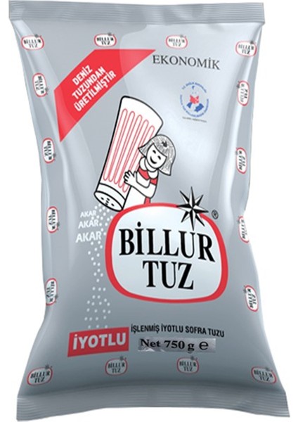 Ekonomik Sofralık Deniz Tuzu 750 gr