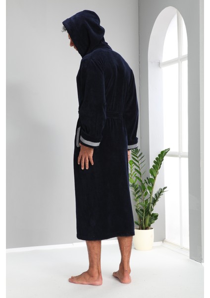 Şeritli Bambu Cotton Erkek Bornozu fiyatları