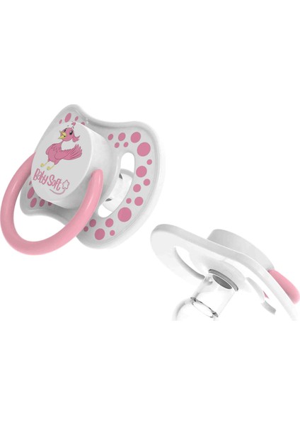 Yuvarlak Uçlu Kuş Desenli Emzik 18+ Ay