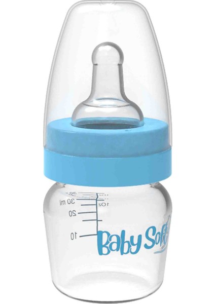 30 ml Plastik Prematüre Biberon Mavi