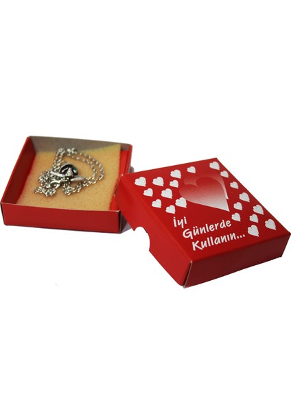 Oraklı Kurukafa Gümüş Kaplama Zincir Kolye