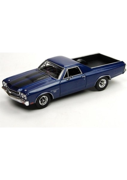 Motor Max 1970 Chevy El Camino Ss 396 1:24 Diecast Model Araba - Lacivert