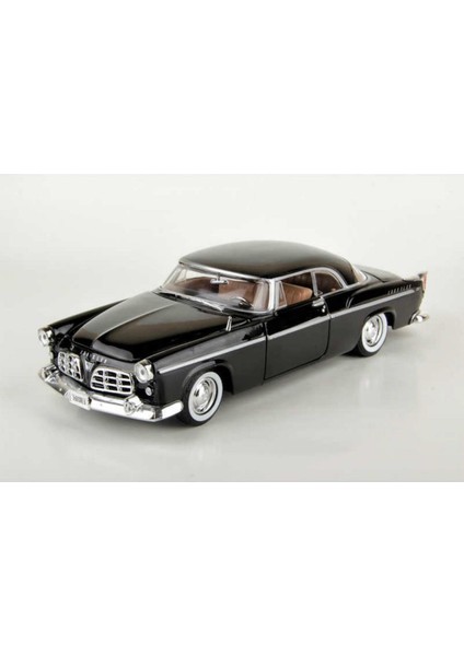 Motor Max 1955 Chrysler C300 1:24 Die Cast Model Araba - Siyah