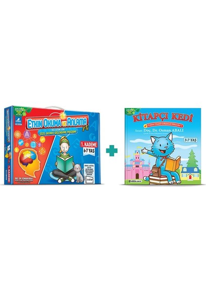Adeda Etkin Okuma ve Anlama Seti 1. Kademe + Kitapçı Kedi