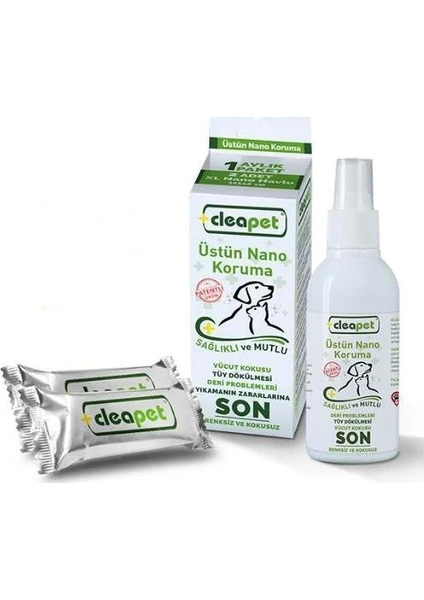 Köpek Sağlık Paketi 1 Kutu Havlu +1 Adet Nano Sprey 150ML