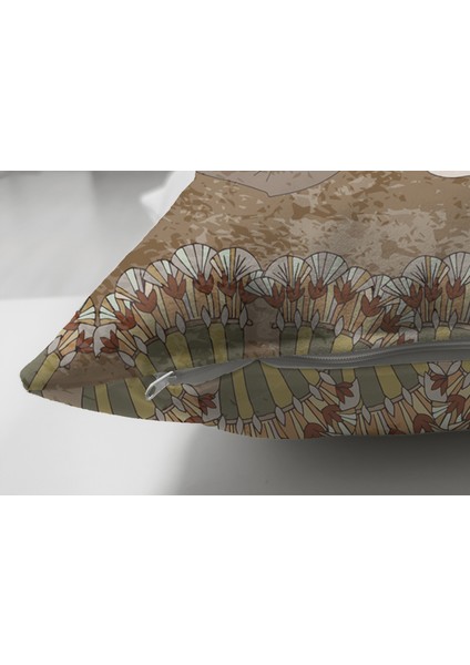 Girit Uygarlığı With Minoan Motif Modern Çift Taraflı Süet Yastık Kılıfı