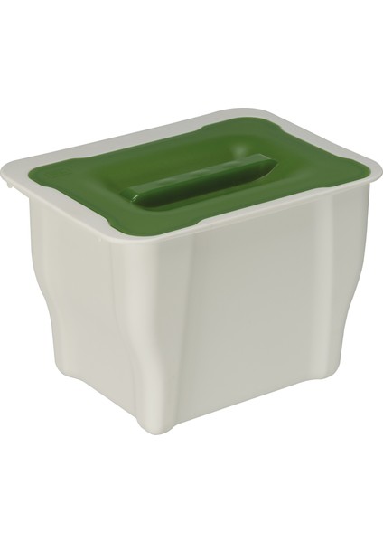 Joker Çok Amaçlı Mutfak Çöp Kovası Yüksek Kalite Plastik 5 Litre-Açık Gri