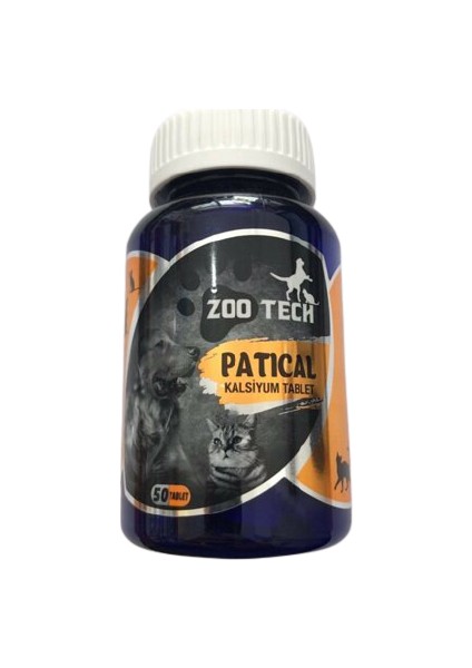Patical Kedi Köpek Kalsiyum Tablet 50 Adet