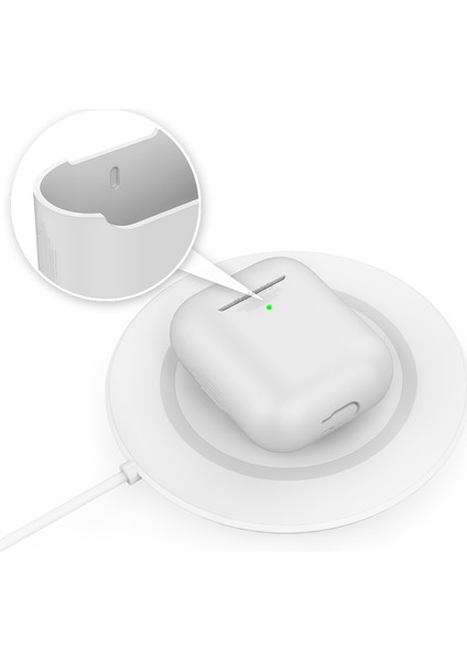 AirPods Kılıf Silikon Case Koruyucu PT02-F