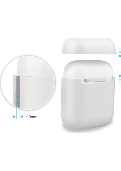 AirPods Kılıf Silikon Case Koruyucu PT02-F