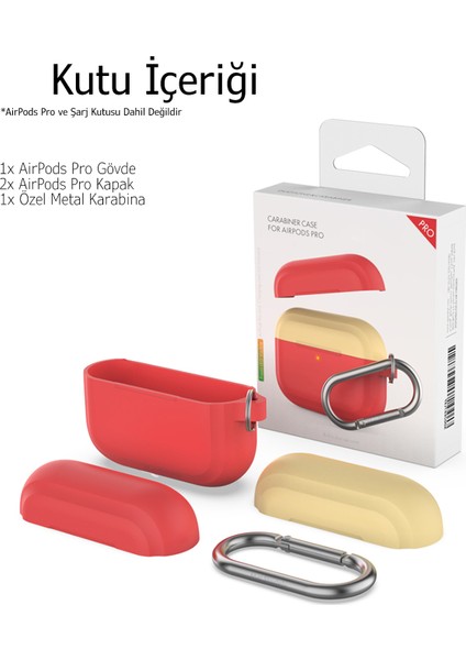AirPods Pro Kılıf Koruyucu Case Silikon Mat Yedek Kapak Hediyeli PT-P4