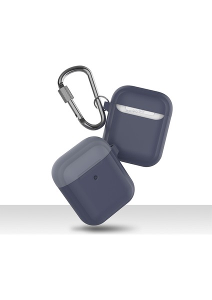 AirPods Kılıf Koruyucu Case Silikon Paslanmaz Kemer Klips Yedek Kapak Hediyeli PT86Z fırsatları