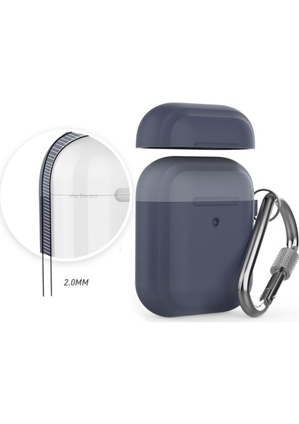 AirPods Kılıf Koruyucu Case Silikon Paslanmaz Kemer Klips Yedek Kapak Hediyeli PT86Z indirimleri