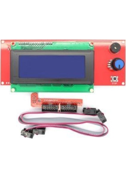 Reprap Ramps 1.4 Uyumlu 4X20 LCD Ekran Kiti - Smart Controller