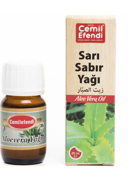 Aloe Vera (Sarı Sabır) Yağı 20 ml