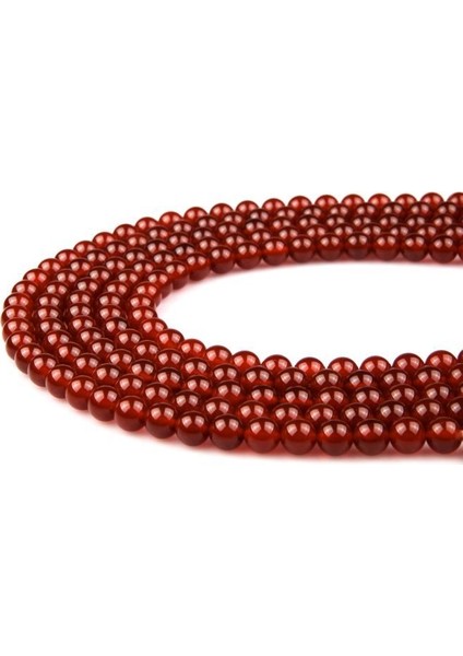 Akik Doğal Taş Dizi 8 mm Küre Kesim