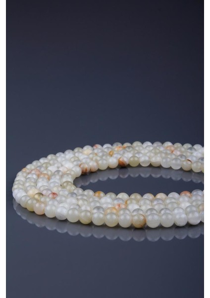 Sarı Oniks Doğal Taş Dizi 8 mm Küre Kesim